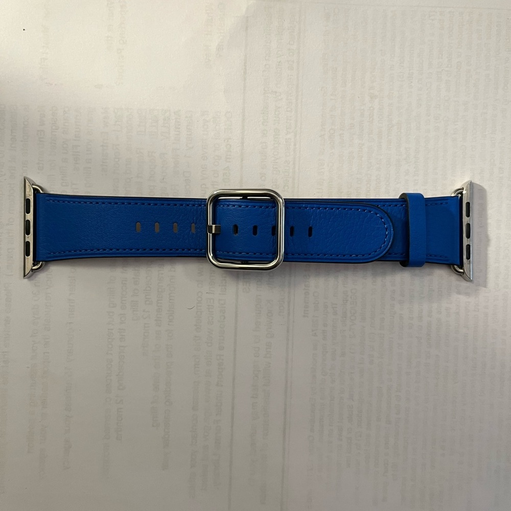 42mm Apple Watch Cape Cod Blue Apple Watch Band - Authentic